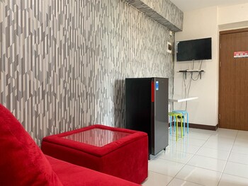 homey and comfortable 1br at cinere resort apartment
