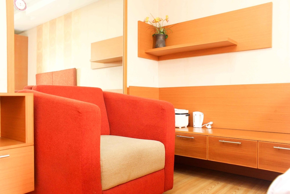 cozy stay studio apartment no kitchen at metropark condominium jababeka