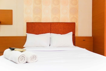 cozy stay studio apartment no kitchen at metropark condominium jababeka