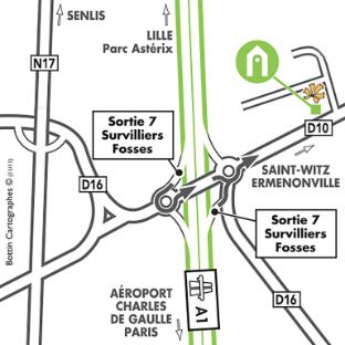 bandb hotel saint witz roissy