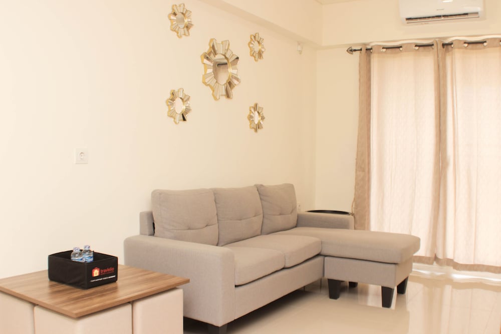 warm and cozy living 3br at meikarta apartment
