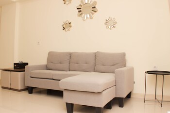 warm and cozy living 3br at meikarta apartment