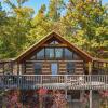 view private studio cabin hot tub relax honeymoon