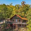 view private studio cabin hot tub relax honeymoon