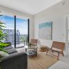 modern downtown doral one bedroom apt with golf course views