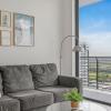 modern downtown doral one bedroom apt with golf course views