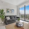 modern downtown doral one bedroom apt with golf course views