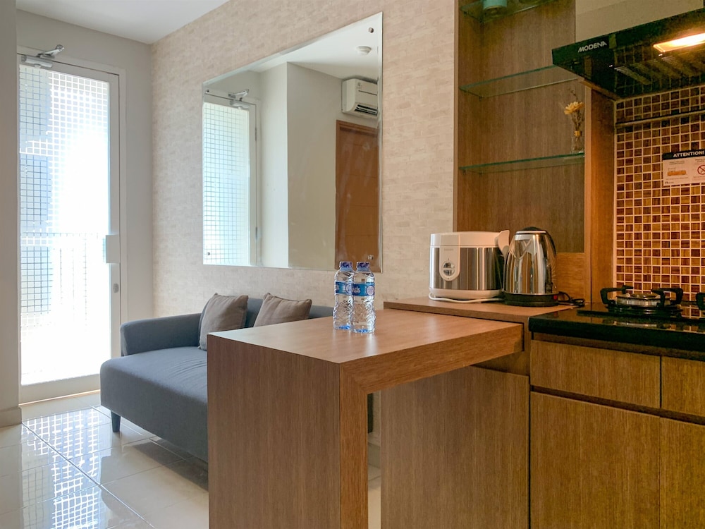 comfort and tidy 2br at cinere bellevue suites apartment