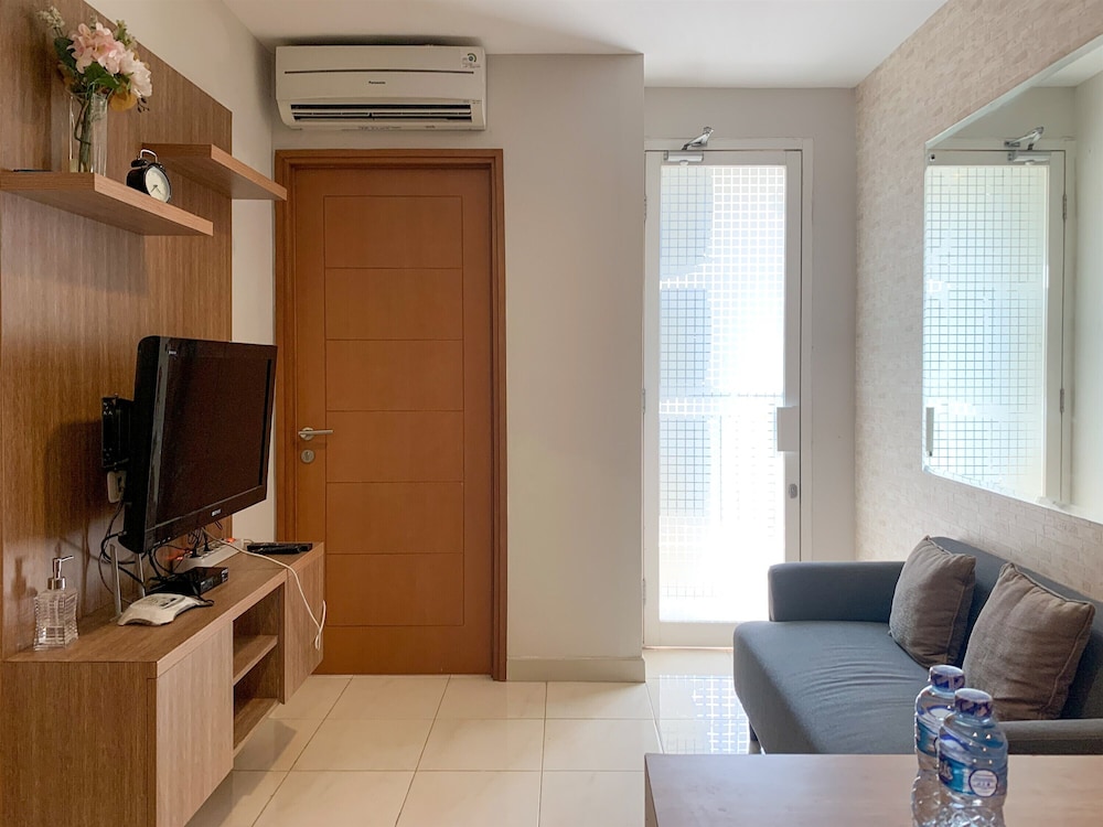 comfort and tidy 2br at cinere bellevue suites apartment