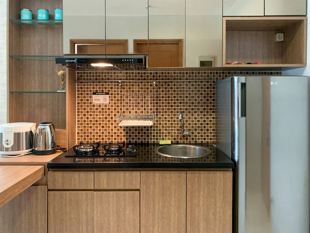 comfort and tidy 2br at cinere bellevue suites apartment