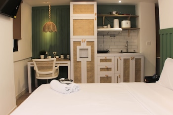 minimalist design studio at meikarta apartment