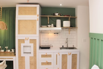 minimalist design studio at meikarta apartment