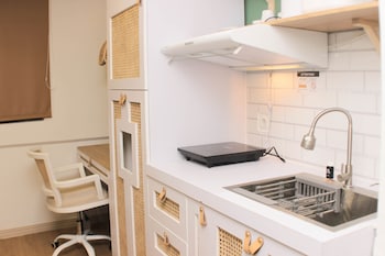 minimalist design studio at meikarta apartment