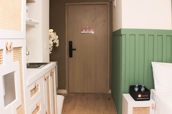 minimalist design studio at meikarta apartment