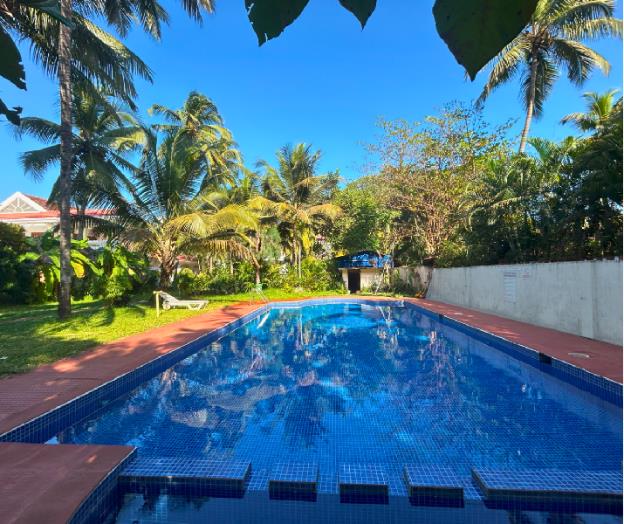 jungle hut annabelles beach apartments at bernard simao calangute