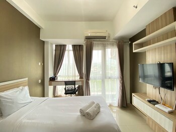 comfy studio room at apartment taman melati jatinangor