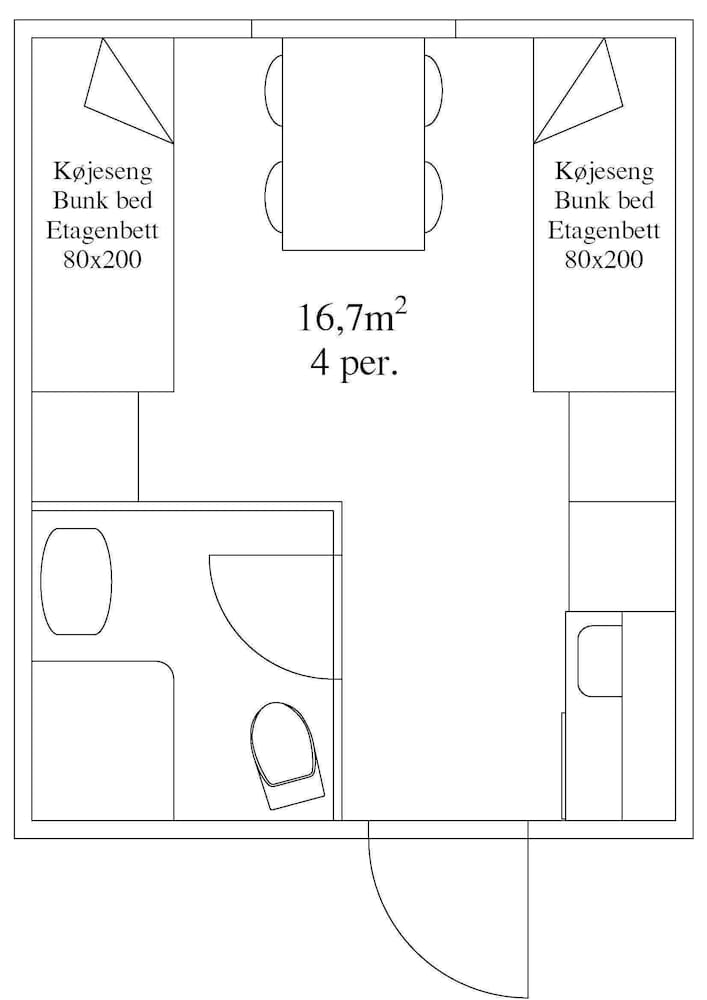 ansager hotel og hytteby