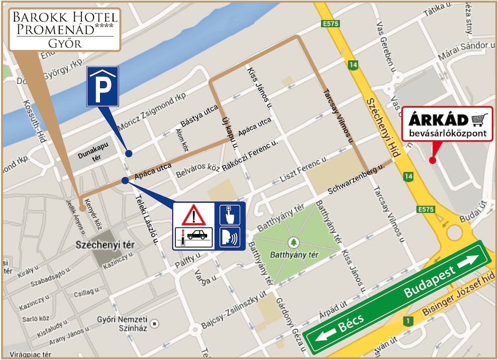 barokk hotel promenad gyor