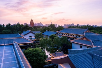 tanggu hotel xian great wild goose pagoda tang paradise