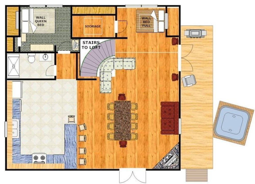 23 the cub house 2 bedroom cabin by redawning