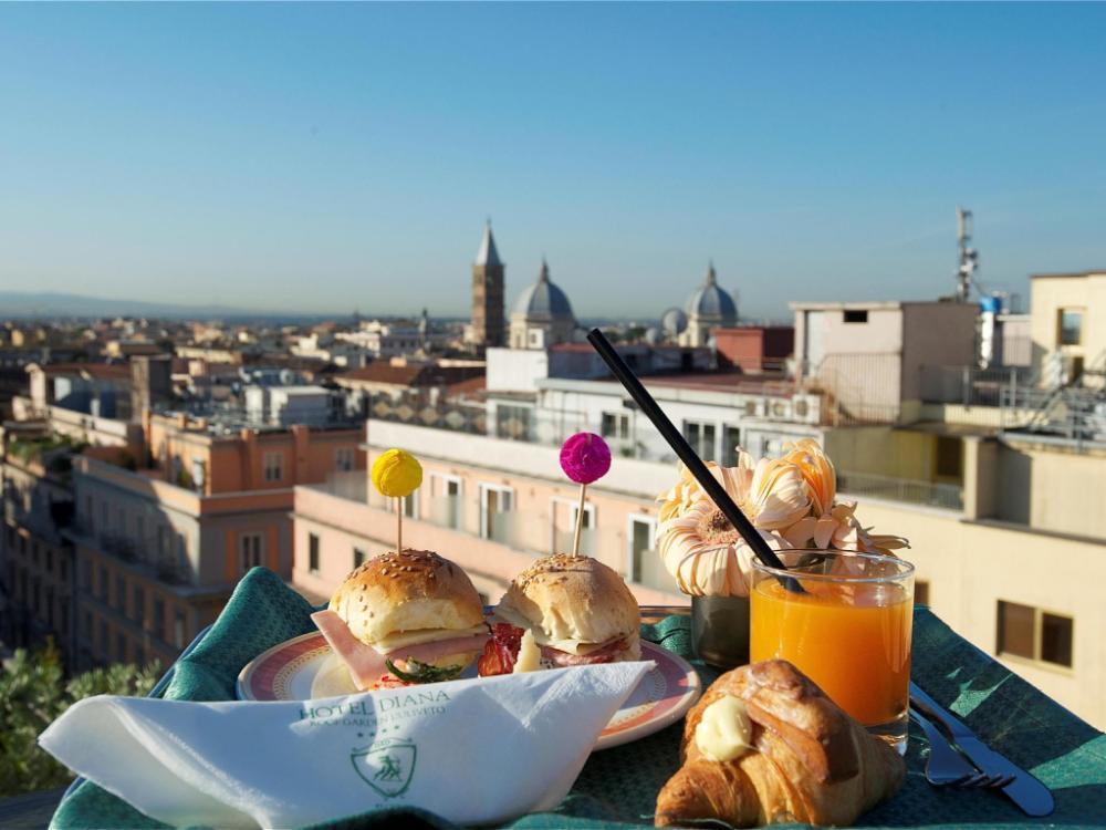 hotel diana roof garden