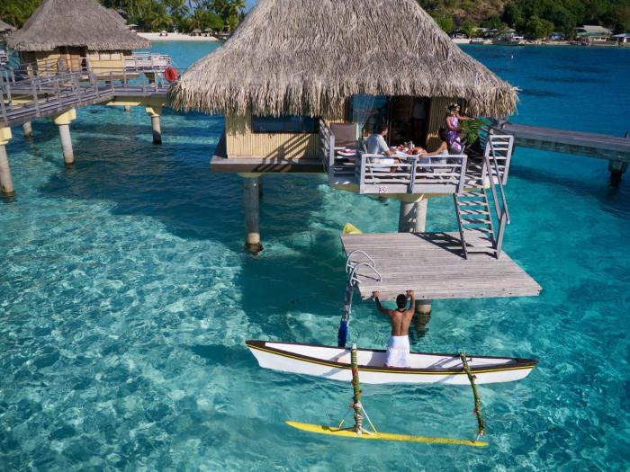 intercontinental bora bora le moana resort