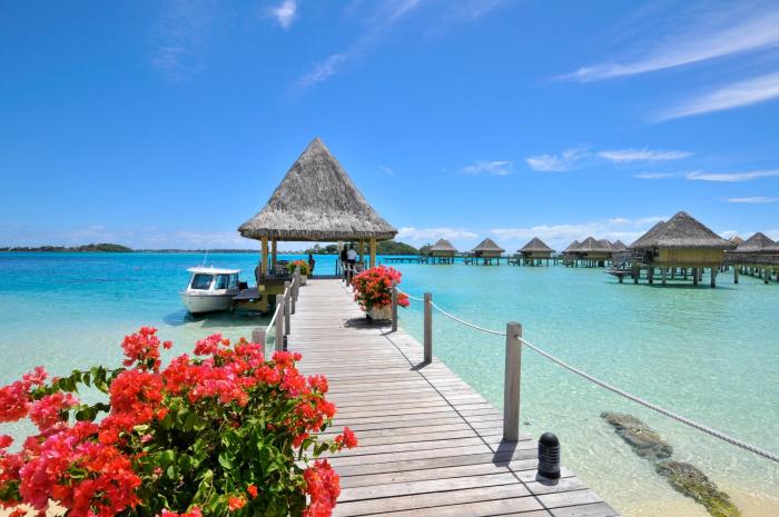 intercontinental bora bora le moana resort