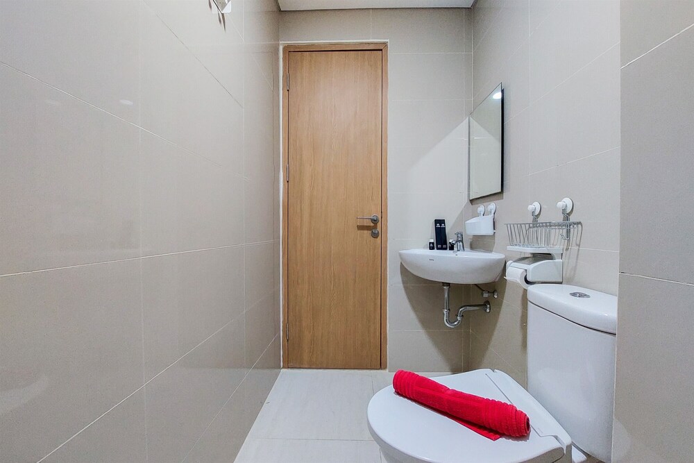 fancy and comfy studio at b residence apartment