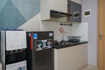 fancy and comfy studio at b residence apartment