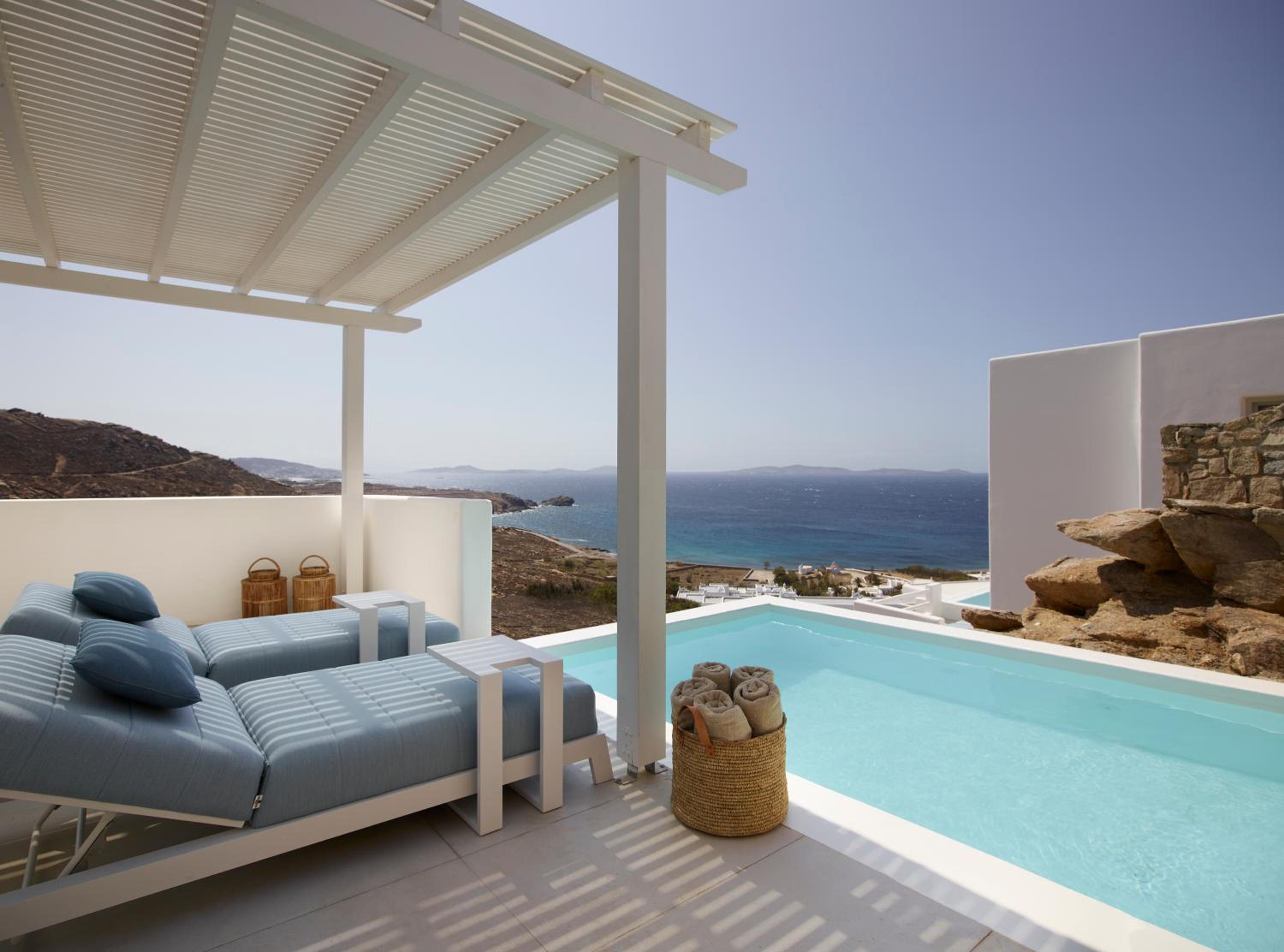 epic blue mykonos luxury suites and villas