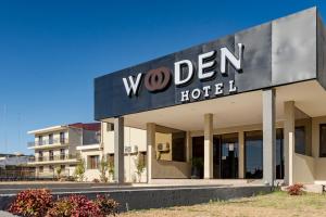 wooden hotel