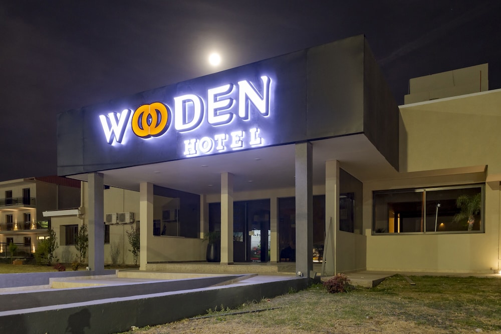 wooden hotel