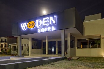 wooden hotel