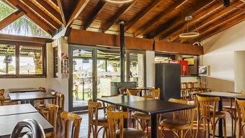 wooden hotel