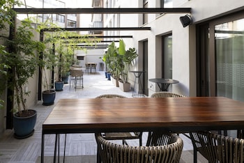 via sants hotel barcelona tapestry collection by hilton