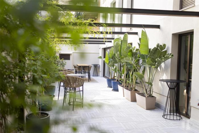 via sants hotel barcelona tapestry collection by hilton