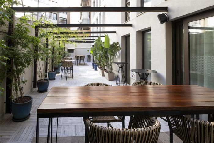 via sants hotel barcelona tapestry collection by hilton