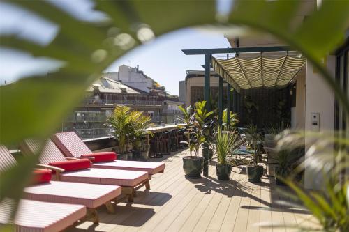 via sants hotel barcelona tapestry collection by hilton