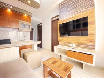 homey designed and cozy 2br at mekarwangi square cibaduyut apartment