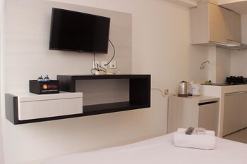 cozy living studio at urbantown apartment karawang