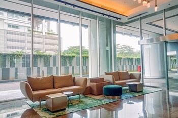 elegant and nice 1br at the smith alam sutera apartment
