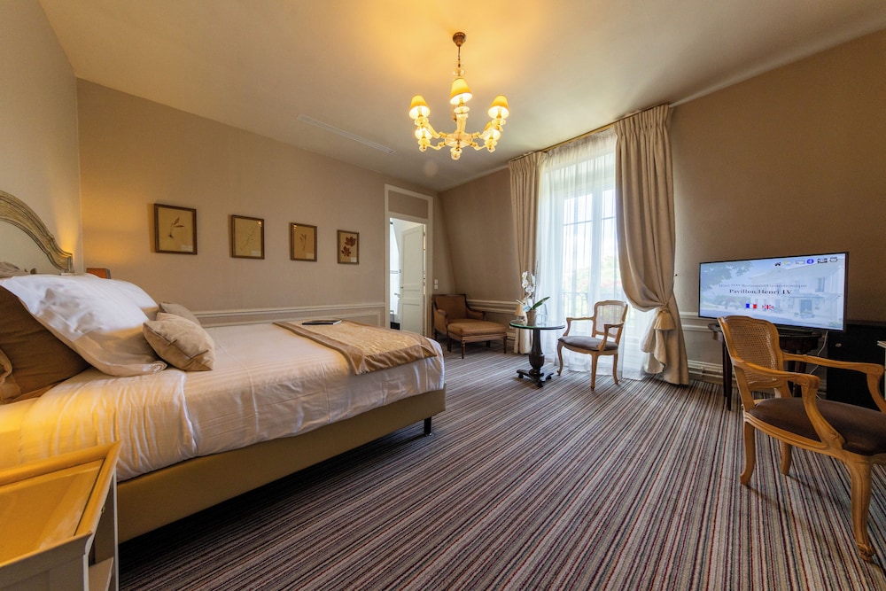 pavillon henri iv hotel restaurant gastronomique terrasse