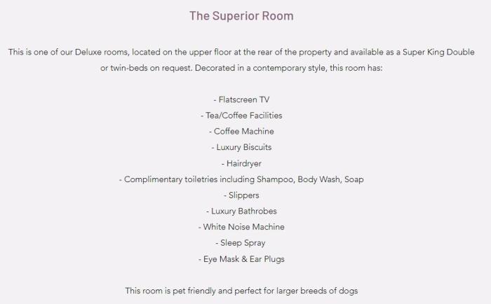 the ashleigh dog friendly