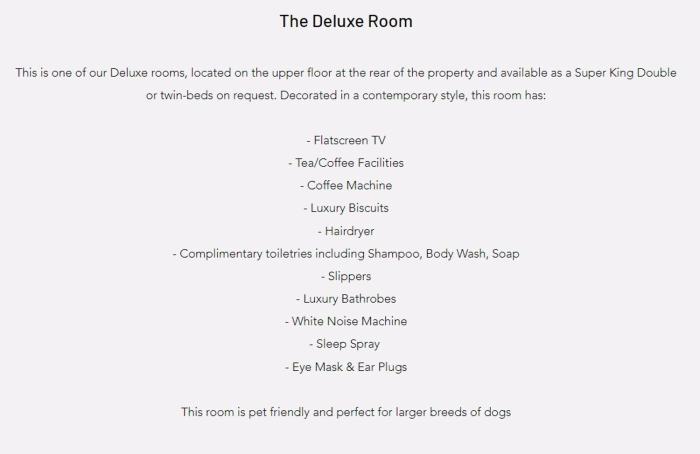 the ashleigh dog friendly