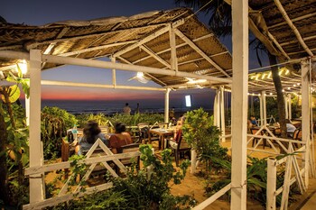sunset cafe beach stay