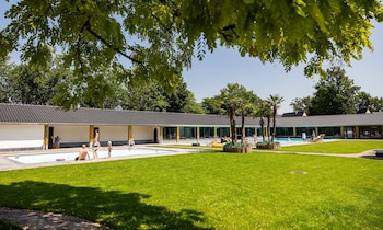 beautiful house with whirlpool in natural surroundings