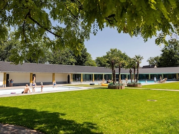 beautiful house with whirlpool in natural surroundings
