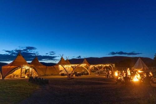under canvas north yellowstone paradise valley