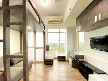 cozy studio room at 12th floor taman melati jatinangor apartment