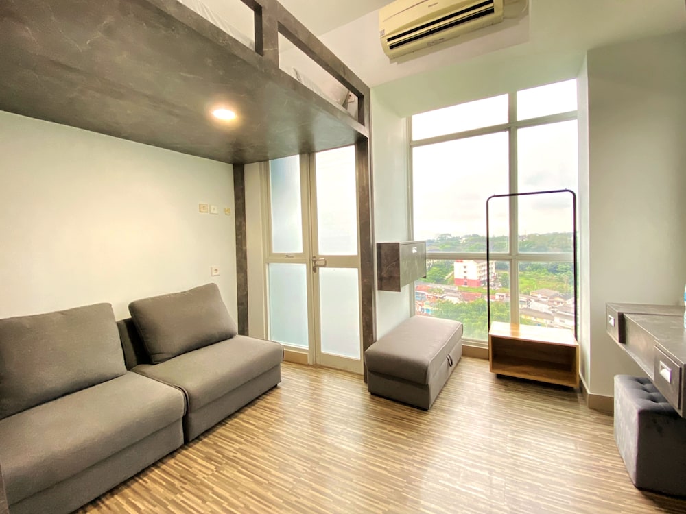 cozy studio room at 12th floor taman melati jatinangor apartment